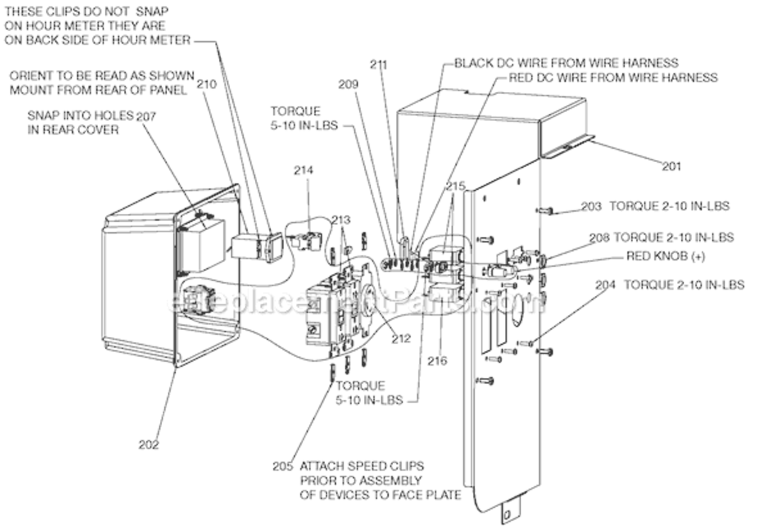 Page E Diagram and Parts List for H451CS-W Type 0 Porter Cable Generator